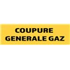 Panneau "Coupure générale gaz" 200mm x 60mm