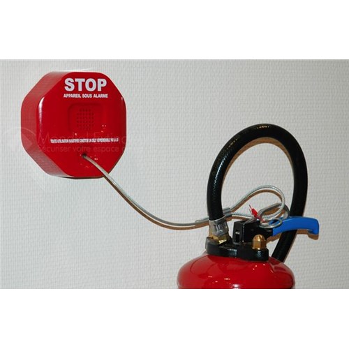 Antivol matériel incendie - alarme extincteur