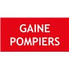 "GAINE POMPIERS" PVC rigide 200 X 100 mm