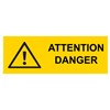 Panneau "Attention danger" - PVC 200x80 cm
