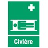 Panneau "Civière" - PVC A5
