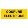 Panneau "Coupure Électrique" - PVC 200x80 cm
