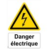Panneau "Danger électrique" - PVC A5