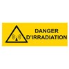 Panneau "Danger d’irradiation" - PVC 200x80 cm