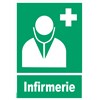 Panneau "Infirmerie" - PVC A5