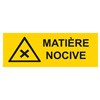 Panneau "Matière nocive" - PVC 200x80 cm
