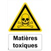 Panneau "Matières toxiques" - PVC A5