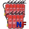 Lot de 10 extincteurs 6 Kg poudre pression auxiliaire NF stock 2014 - TOUT NEUFS