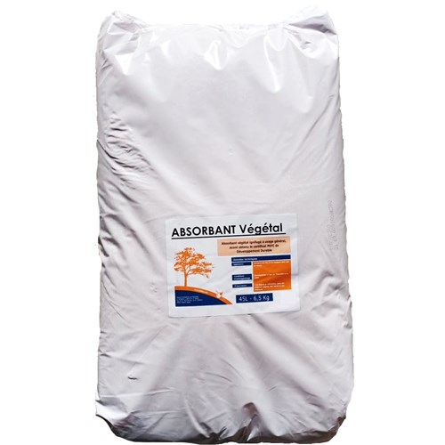 Palette de 20 sacs d'Absorbant végétal ignifugé