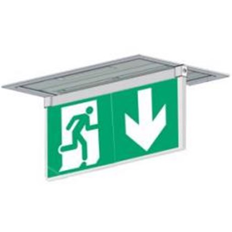 Porte sérigraphie encastré plafond double face
