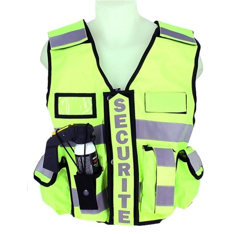 Gilet haute visibilité Jaune Fluorescent