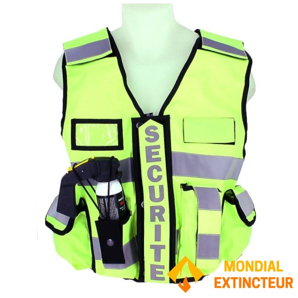 Gilet De Cyclisme Haute Visibilité Performance – Jaune Fluo, XXL – Réfléchissant Avec évents – Occasion