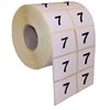 Numérotation Extincteurs – 200 chiffres par rouleau – Chiffre 7 - 15 X 20 mm -