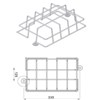 Grille de protection des blocs Gamme "XENA FLAT" étanche