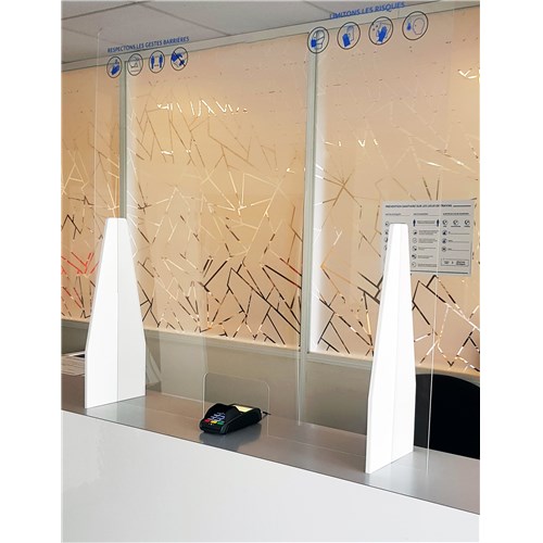Protection pour comptoirs et bureaux 2 mm Transparent - Luxe