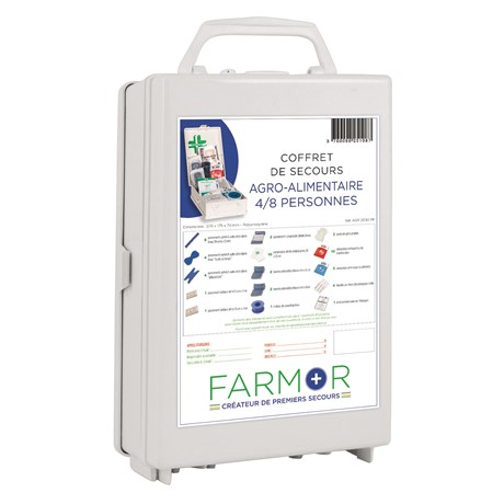 Coffret de secours Agro-Alimentaire 4/8 personnes