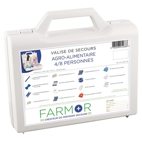 Valise de secours Agro-Alimentaire 4/8 personnes
