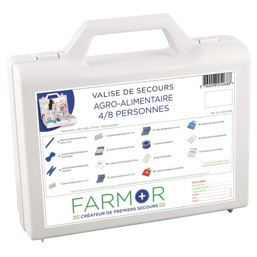 Valise de secours Agro-Alimentaire 4/8 personnes