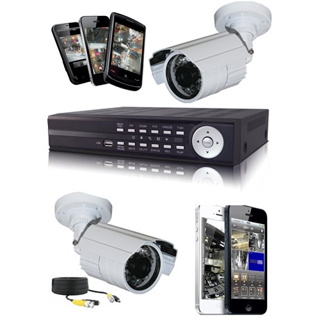 Pack complet de vidéo surveillance à installer soi-même