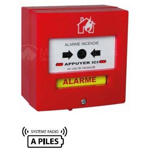 Tête de déclencheur manuel incendie filaire FARE DMCL05 support 