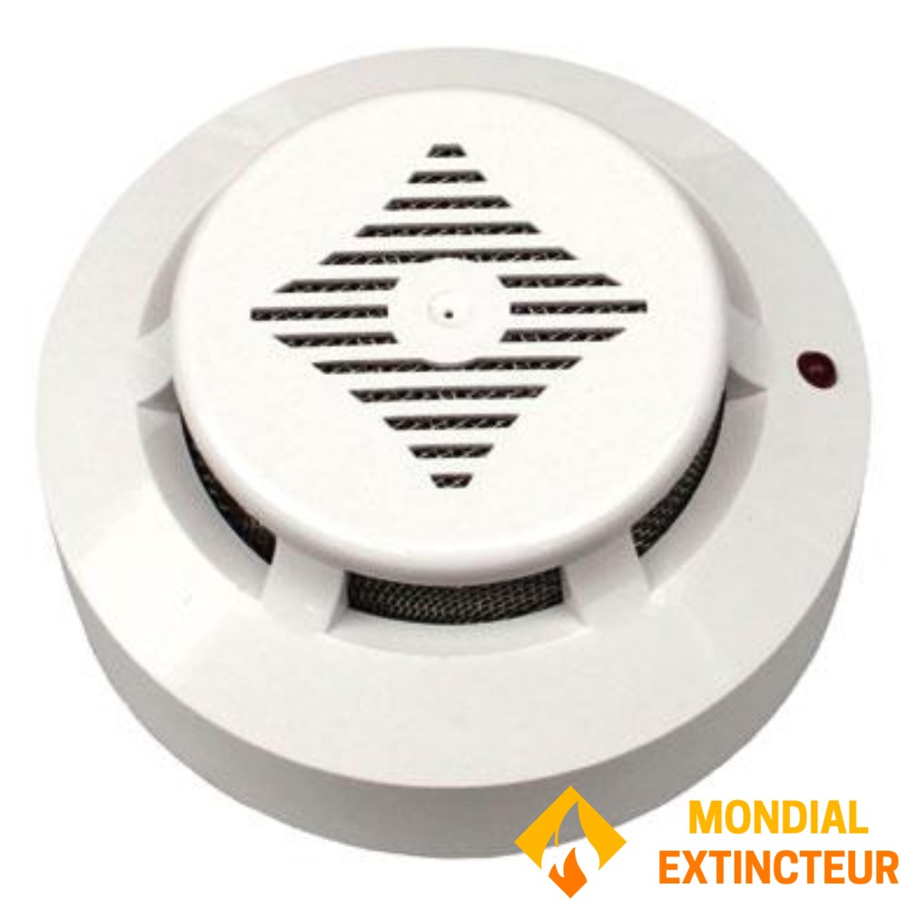 Detecteur De Fumée Détecteur De Fumée Capteur De Fumée 10 Ans Alarme Incendie Indépendante CE EN14604 Détecteur De Fumée Connecté