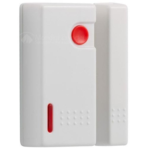 Détecteur d'ouverture de porte avec bouton d'urgence