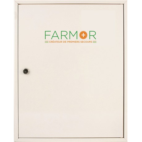 Armoire à pharmacie 1 porte - 2 étagères