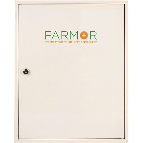 Armoire à pharmacie 1 porte - 2 étagères