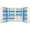 Armoire à pharmacie 2 portes - 12 étagères