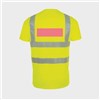 5 Tee Shirts haute visibilité jaunes - Taille S - Cœur et dos