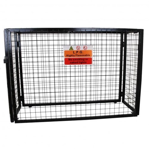 Cage Métallique pour Rangement Bouteilles de Gaz - 149 cm