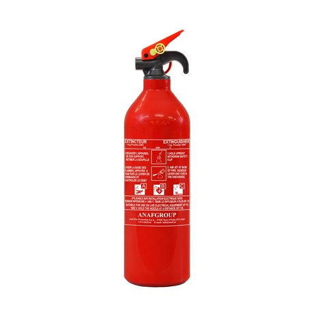 Extincteur poudre ABC 1Kg pression auxiliaire- NF - Marque Anaf