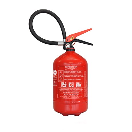 Extincteur à poudre ABC 4 Kg - NF - Marquer Anaf