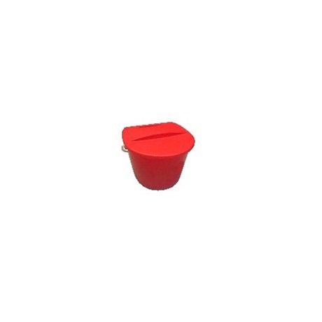 Seau incendie plastique avec couvercle - 10 Litres