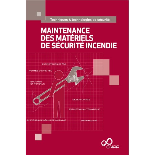 Référentiel "Maintenance des matériels de sécurité incendie"