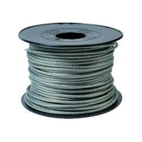 Longueur de 250 mètres de cable acier galvanisé diamètre 2,4 mm