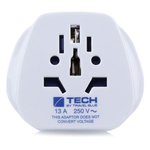 Travel Blue - Adaptateur secteur Monde vers Europe
