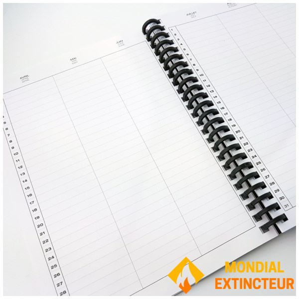 Whynote - Agenda effaçable et réutillisable A5 - noir