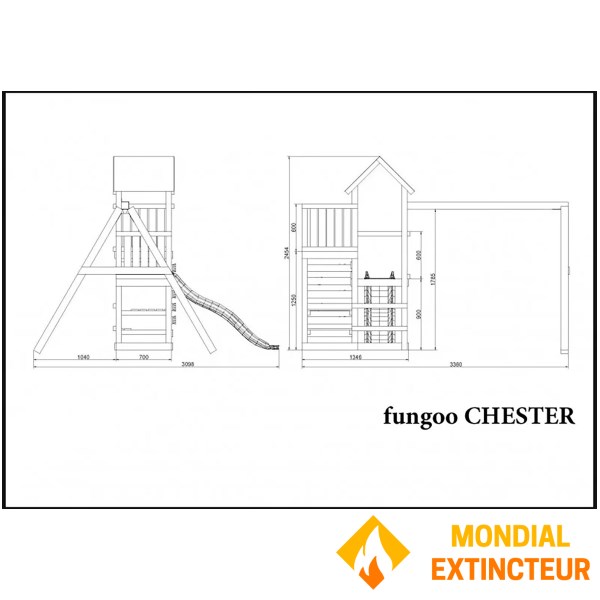 Fungoo - Aire de jeux Chester