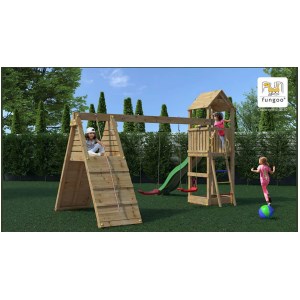 Fungoo - Aire de jeux FLEPPI avec mur d’escalade