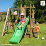 Fungoo - Aire de jeux Funny3 - Bac à Sable + Balançoire