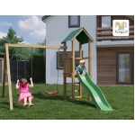 Fungoo - Aire de jeux Lucas avec balançoire double