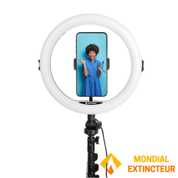 Agfa - Anneau lumineux Ring Light Realiview + trepied