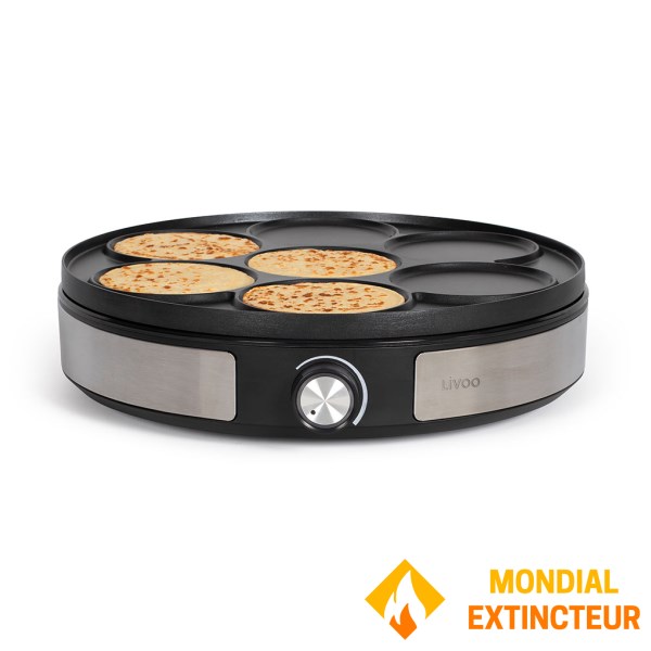 Livoo - Appareil à crêpes 2 en 1