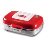 Ariete - Appareil à croque monsieur  Party time 3 en 1 rouge