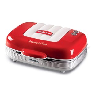 Ariete - Appareil à croque monsieur  Party time 3 en 1 rouge