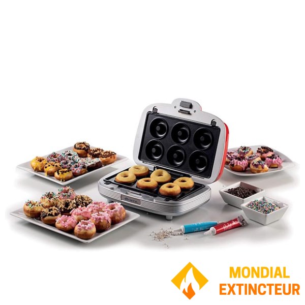 Ariete - Appareil à croque monsieur  Party time 3 en 1 rouge