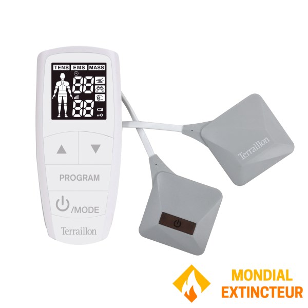 Terraillon - Appareil d’électrostimulation multifonctions Trio Care + (sans fil)