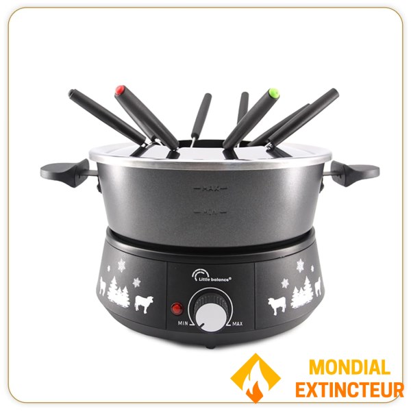 Little Balance - Appareil à Fondue Black Fondue 8 Meuuuh…
