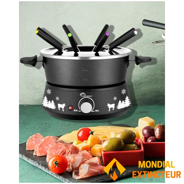 Little Balance - Appareil à Fondue Black Fondue 8 Meuuuh…